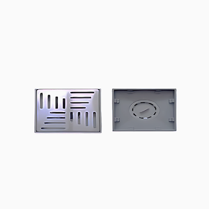 کفشور مشبک 10*10 س.م زیر پلاستیکی طلایی براق مدل راهابان کد CC10-G ABS سارانیک SARANIC