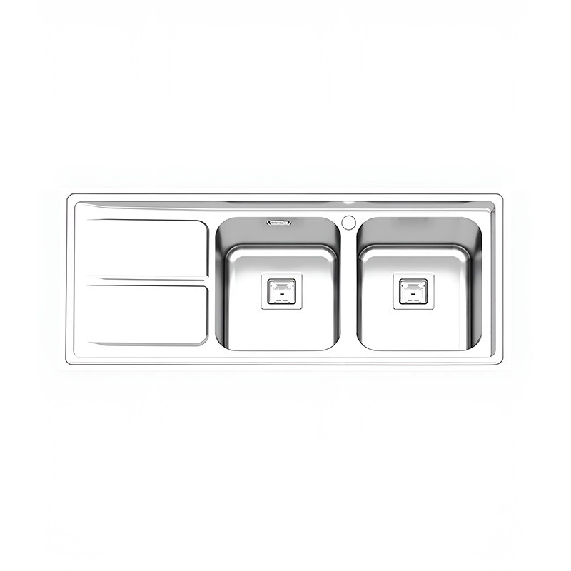 سینک ظرفشویی تو کار راست مدل PS-1288 پرنیان PARNIAN STEEL 
