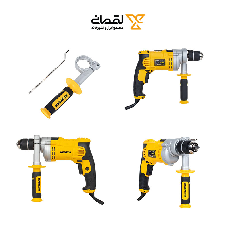 دریل چکشی برقی 850 وات مدل 2365 کنزاکس KENZAX