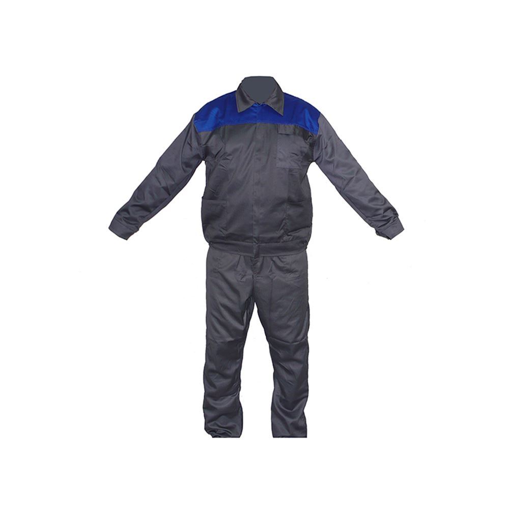 لباس کار دو تکه آبی و طوسی ایران خودرویی سایز XL 1*W04/3