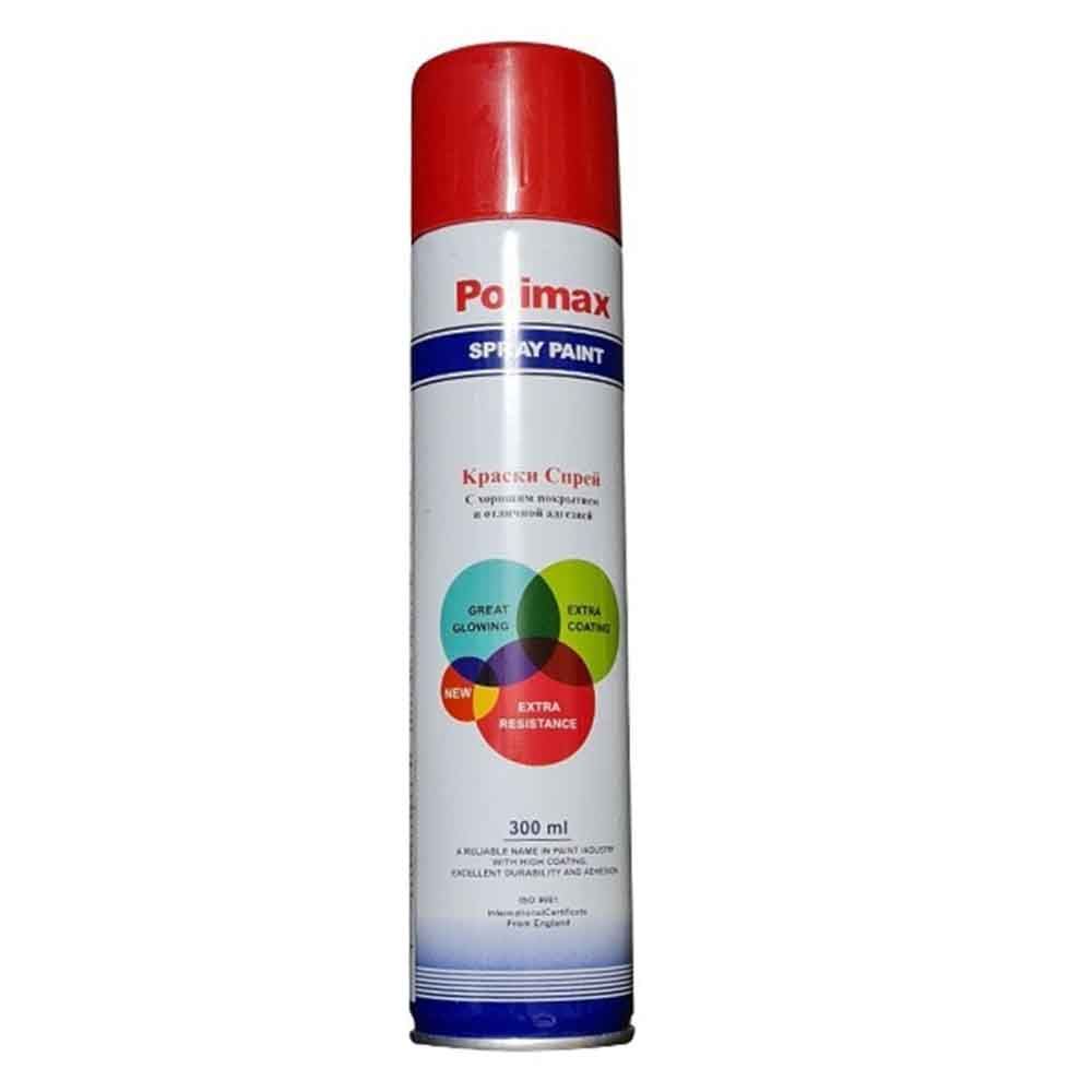 اسپری رنگ قرمز POLIMAX 14*12 بهار          1*J12