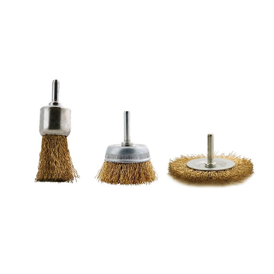 ست فرچه کاسه ای سر دریلی سری 3 عددی S.A عرشیا 1*IJ01/P