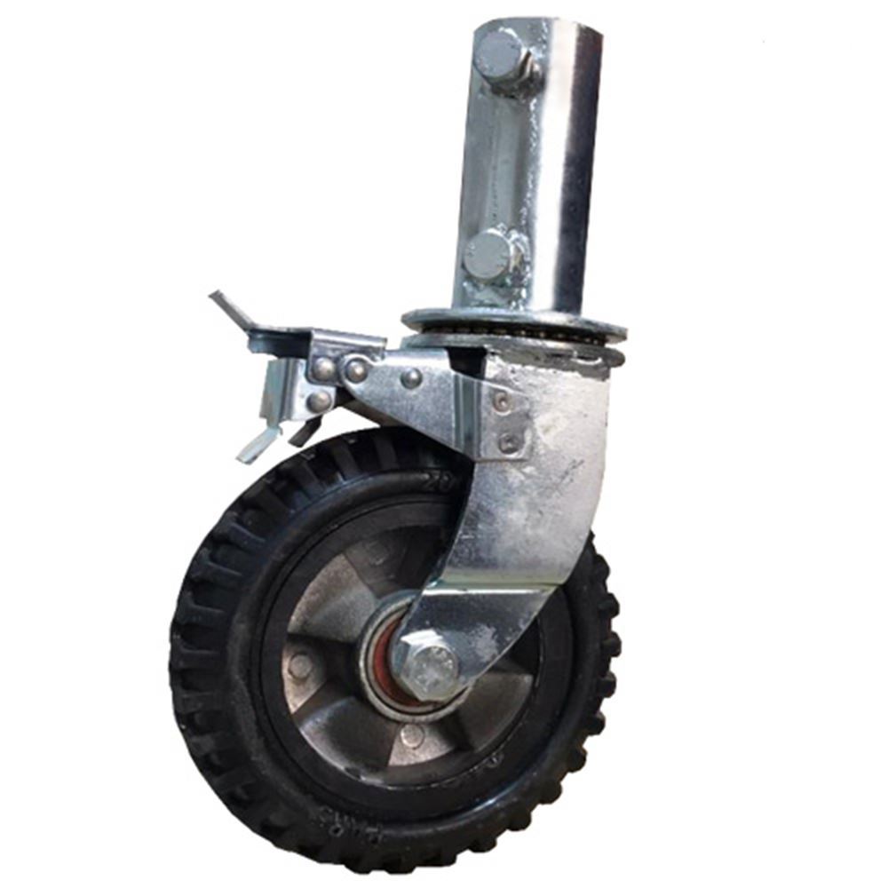 چرخ 20 سانتی متری داربستی مدل دایکاست ترمزدار پارس PARS I64*1