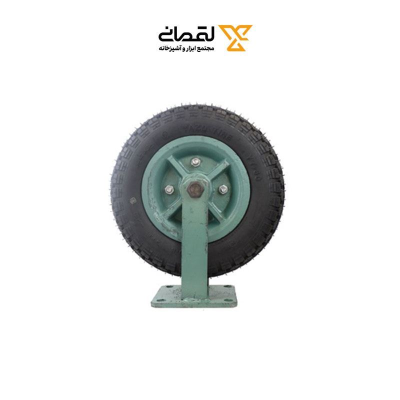 چرخ پاترولی 35 سانتی متری ثابت لاستیکی بادی پارس PARS 1*R60
