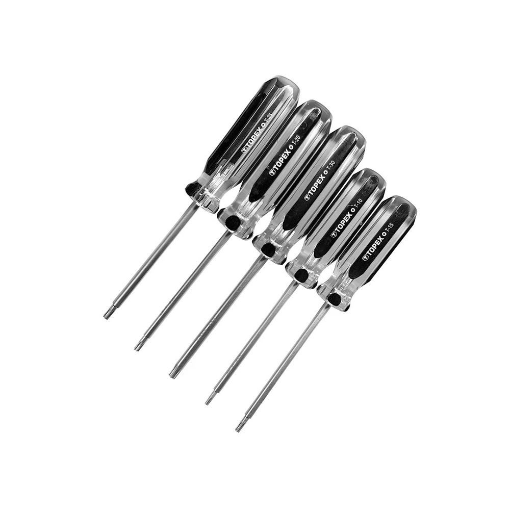 ست پیچ گوشتی ستاره ای 5 عددی تاپکس TOPEX کد 39D566 1*L43