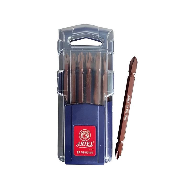 نوک پیچ گوشتی دو طرفه ++ 10 سانت  PH2 کد NPH2010 آریل ARIEL2 1*L42