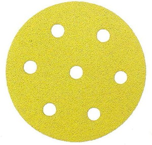 سنباده (اوربیتال) گرد پشت چسبدار 220 (قطر 150 ) 7 سوراخ CA پاس PAS