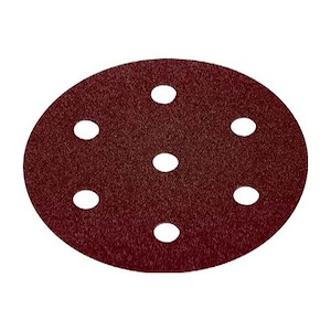 سنباده (اوربیتال) گرد پشت چسبدار 80 (قطر 150 ) 7 سوراخ پاس PAS