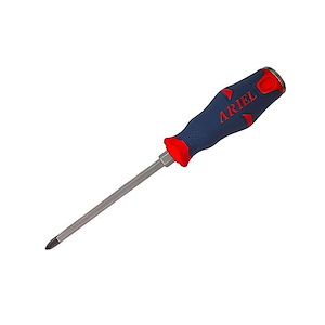 پیچ گوشتی چهار سو ضربه ای 150*6 دسته فایبر ARIEL2 PH2.150 کد PZH2150