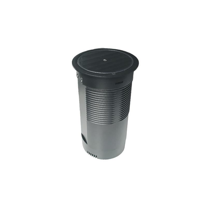 پریز برق استوانه تو کار مشکی MILO کد 1070 1*G24