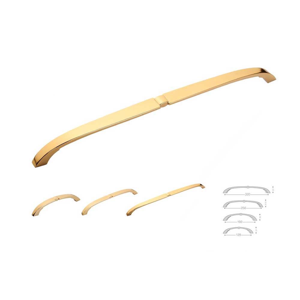 دستگیره کابینتی دو پیچ طلایی 256-5-320بهریزان C43*1