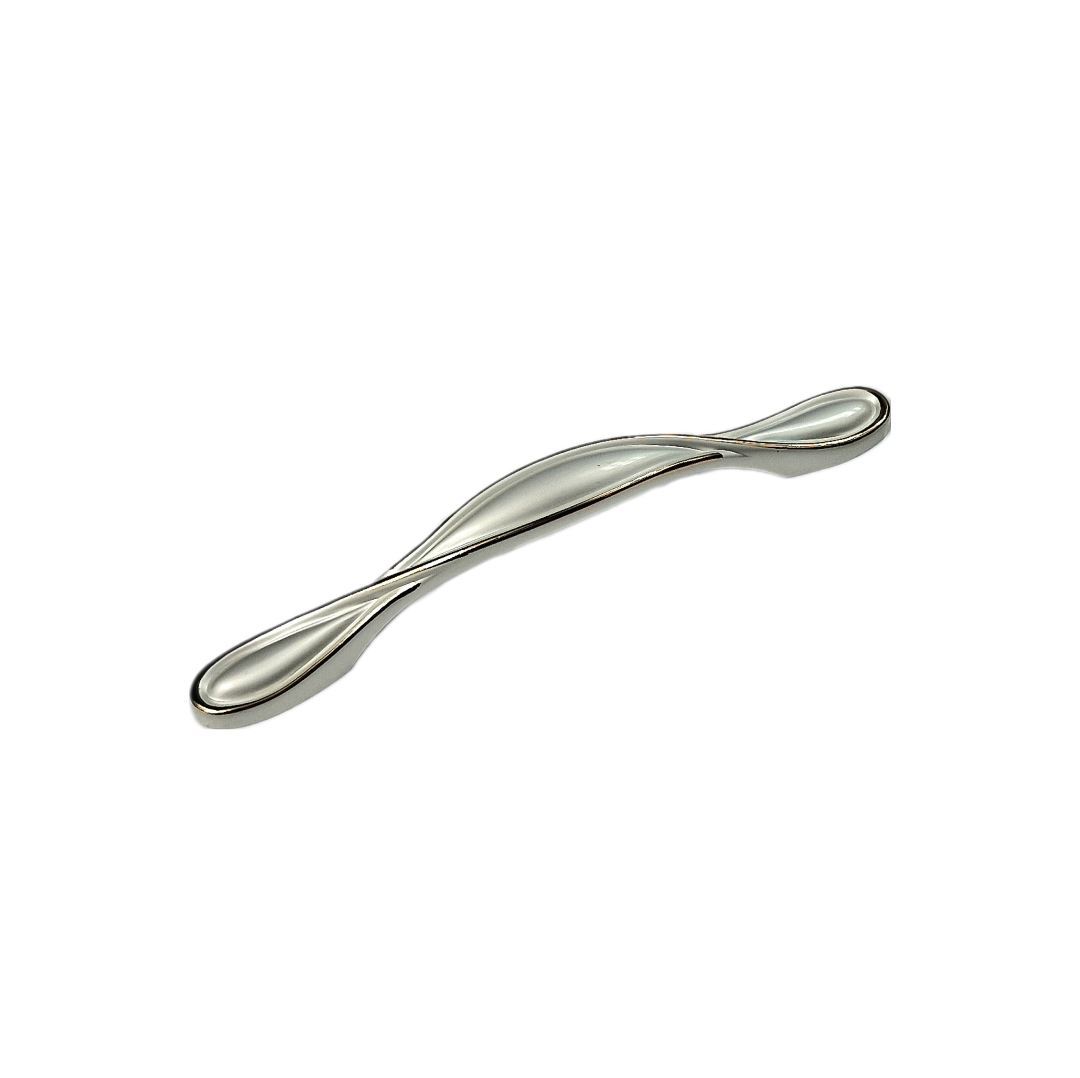 دستگیره کابینتی دو پیچ نقره ای طلایی H1427-128mm پرایم (S.A) 1*B44