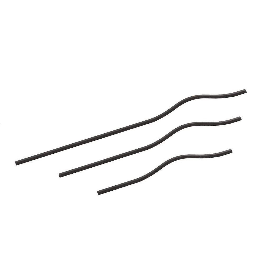 دستگیره کابینت مشکی مدل S250-900 ساتیدا SATIDA A43*1   بابونه 14*12