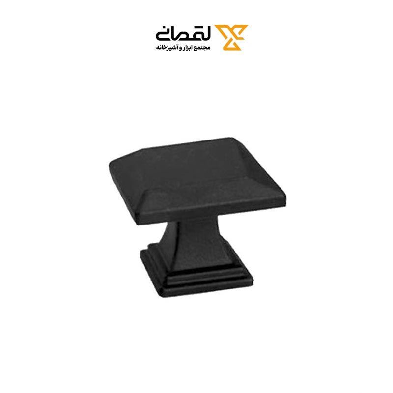 دستگیره کابینتی تک پیچ مشکی سوپر مات T300 ساتیدا SATIDA 1*C44
