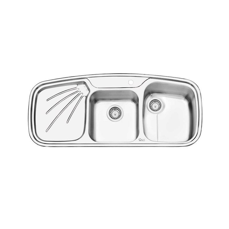 سینک ظرفشویی توکار چپ مدل 2013 ایلیا استیل ILIA STEEL 