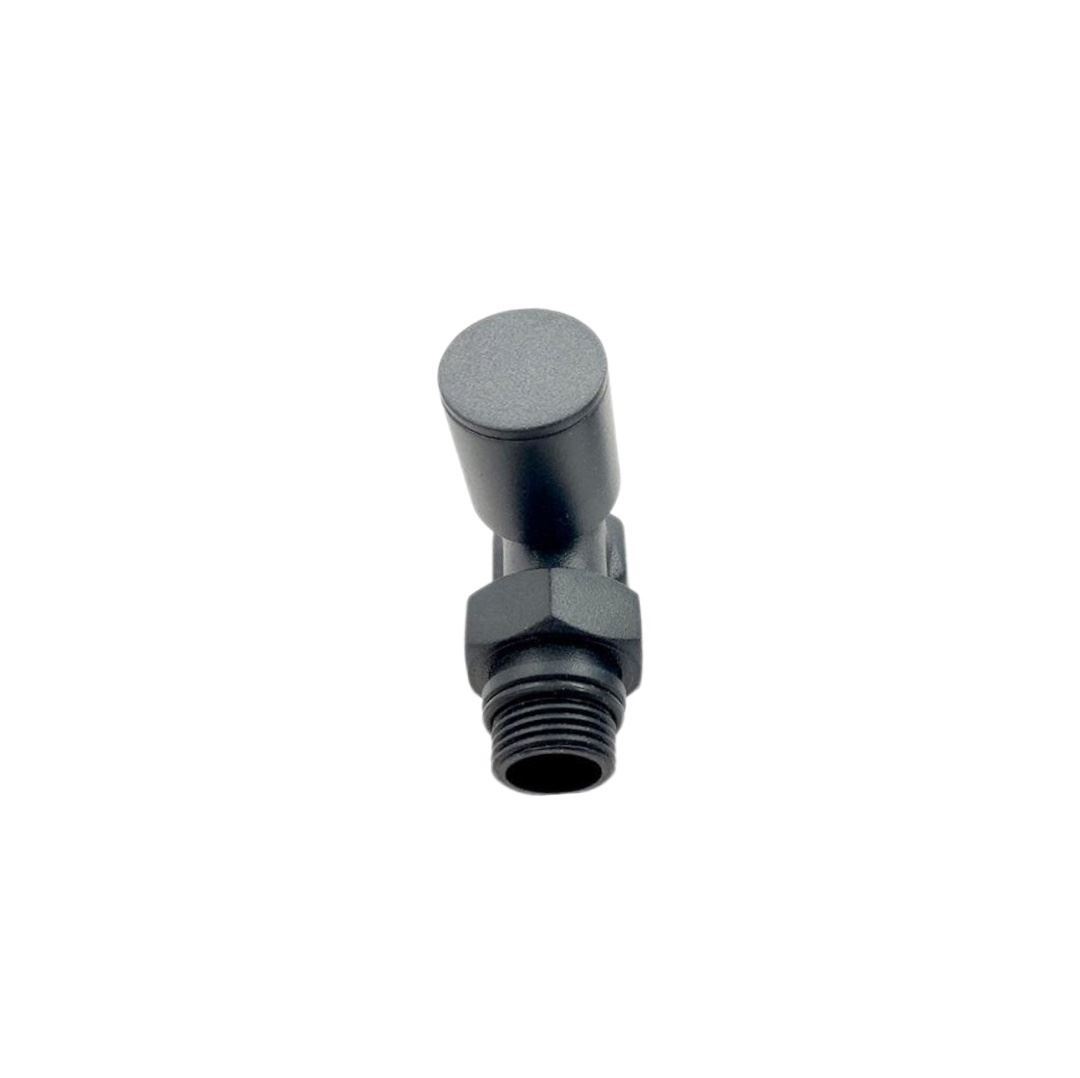 شیر حوله خشک کن گرد مشکی لوتوس LUTUS J72*1