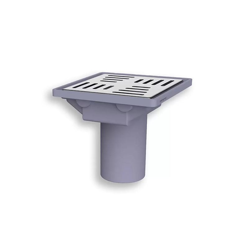 کفشور مشبک 10*10 س.م زیر پلاستیکی استیل مات کد CC10SM سارانیک SARANIC 1*J83