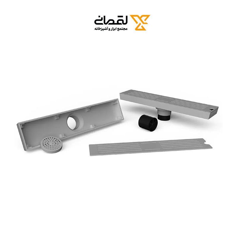 کفشور 30 س.م خروجی وسط راه راه سفید  ارمغان کد W425 سارانیک SARANIC 1*J82