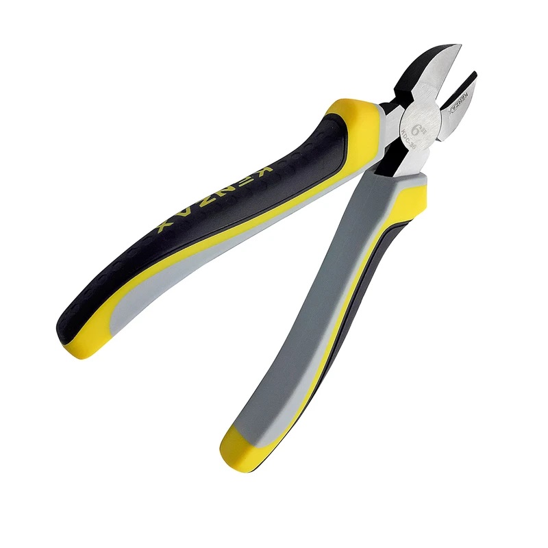 سیم چین 6 اینچ فولادی مدل KDC-36 کنزاکس KENZAX KENZAX KDC-36 6-Inch Steel Diagonal Cutting Pliers