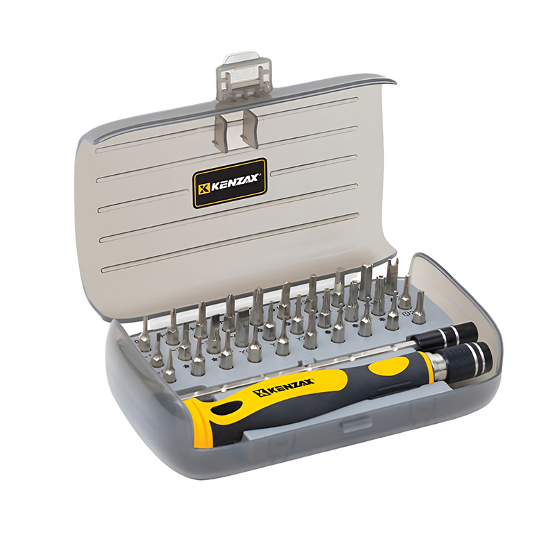 ست بیت نوک پیچ گوشتی موبایلی 32 عددی مدل 9283 کنزاکس KENZAX KENZAX 9283 32-Piece Precision Screwdriver Bit Set
