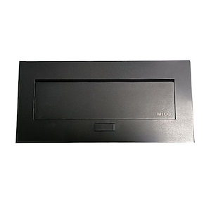 پریز برق مستطیل تو کار مشکی MILO کد 1020 1*G24