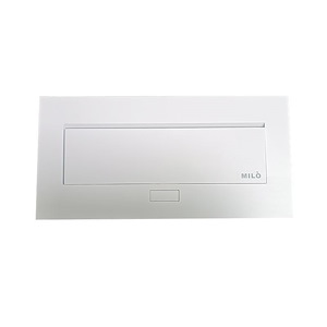 پریز برق مستطیل تو کار سفید MILO کد 1020 1*G24