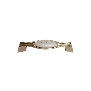 دستگیره کابینتی دو پیچ  طلایی مات 143-96 BRASS S.A رد RED