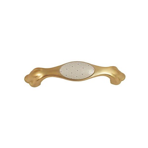 دستگیره کابینتی دو پیچ  طلایی مات 144-96  S.A BRASS رد RED