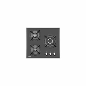 اجاق گاز سه شعله شیشه ای مدل G301 ایلیا استیل ILIA STEEL نسترن4*12