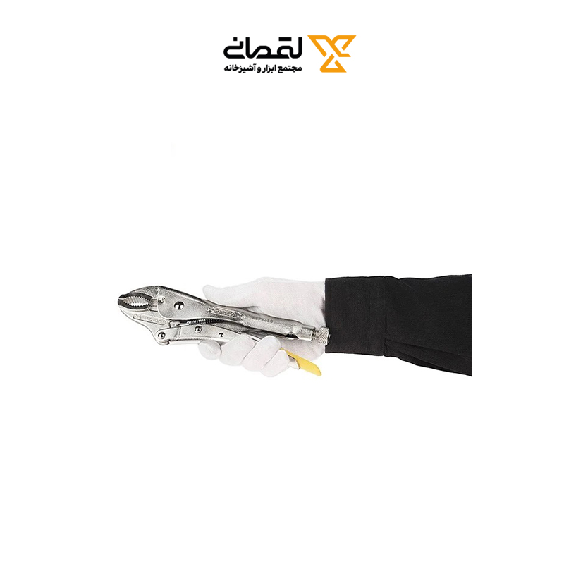 انبر قفلی 10 اینچ مدل KLP-210 کنزاکس KENZAX KENZAX KLP-210 10 Inch Locking Pliers – Heavy Duty Chrome Molybdenum Tool Made in Taiwan