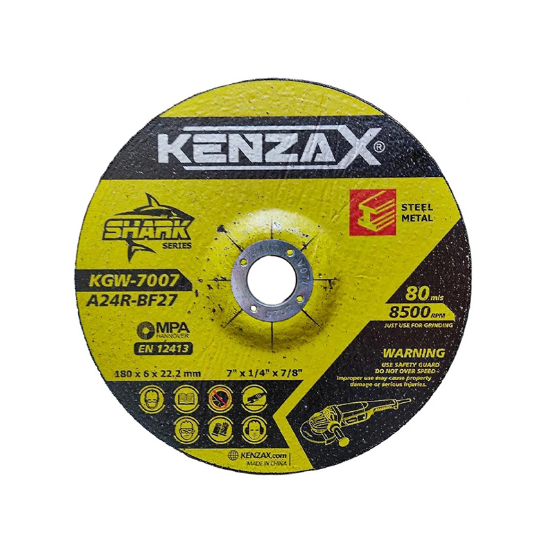 صفحه ساب آهن  6 * 180 مدل KGW-7007 کنزاکس KENZAX KENZAX KGW-7007 180mm Metal Grinding Wheel – 7 Inch Heavy Duty Abrasive Disc