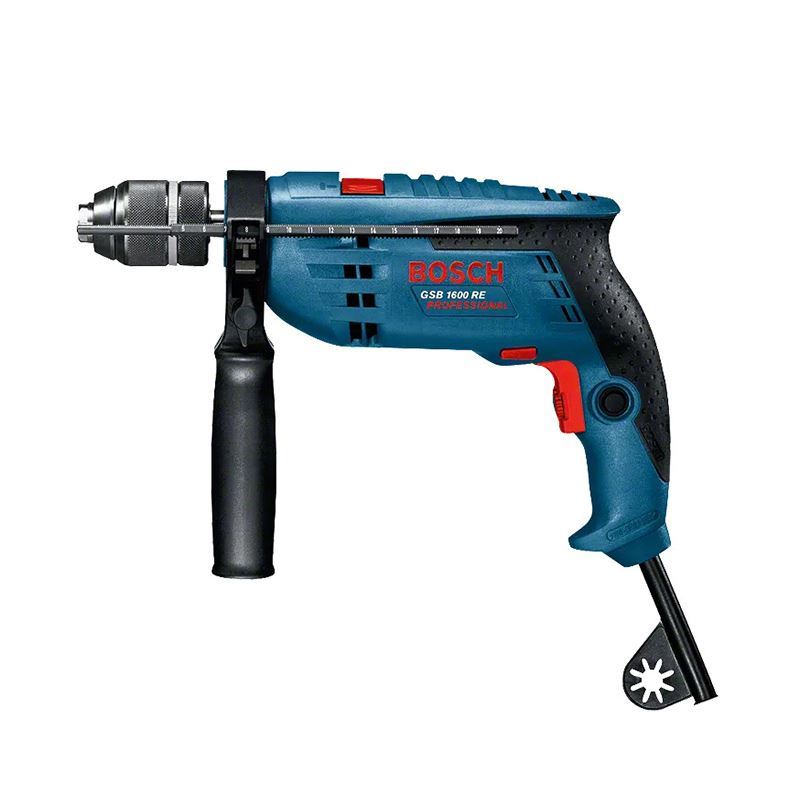دریل 16 آچاری چکشی بوش BOSCH مدل (GSB-16-RE(1K8  (به سفارش امارات) BOSCH GSB 16 RE (1K8) 701W Professional Hammer Drill