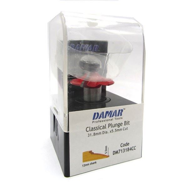 تیغ فرز نجاری (تیغ V دوپله) کد DM713184CC دامار DAMAR 1*N1