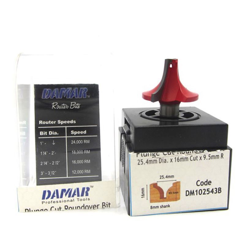 تیغ فرز نجاری (تیغ پروفیل ناودونی) کد DM102543B S.A دامار DAMAR 