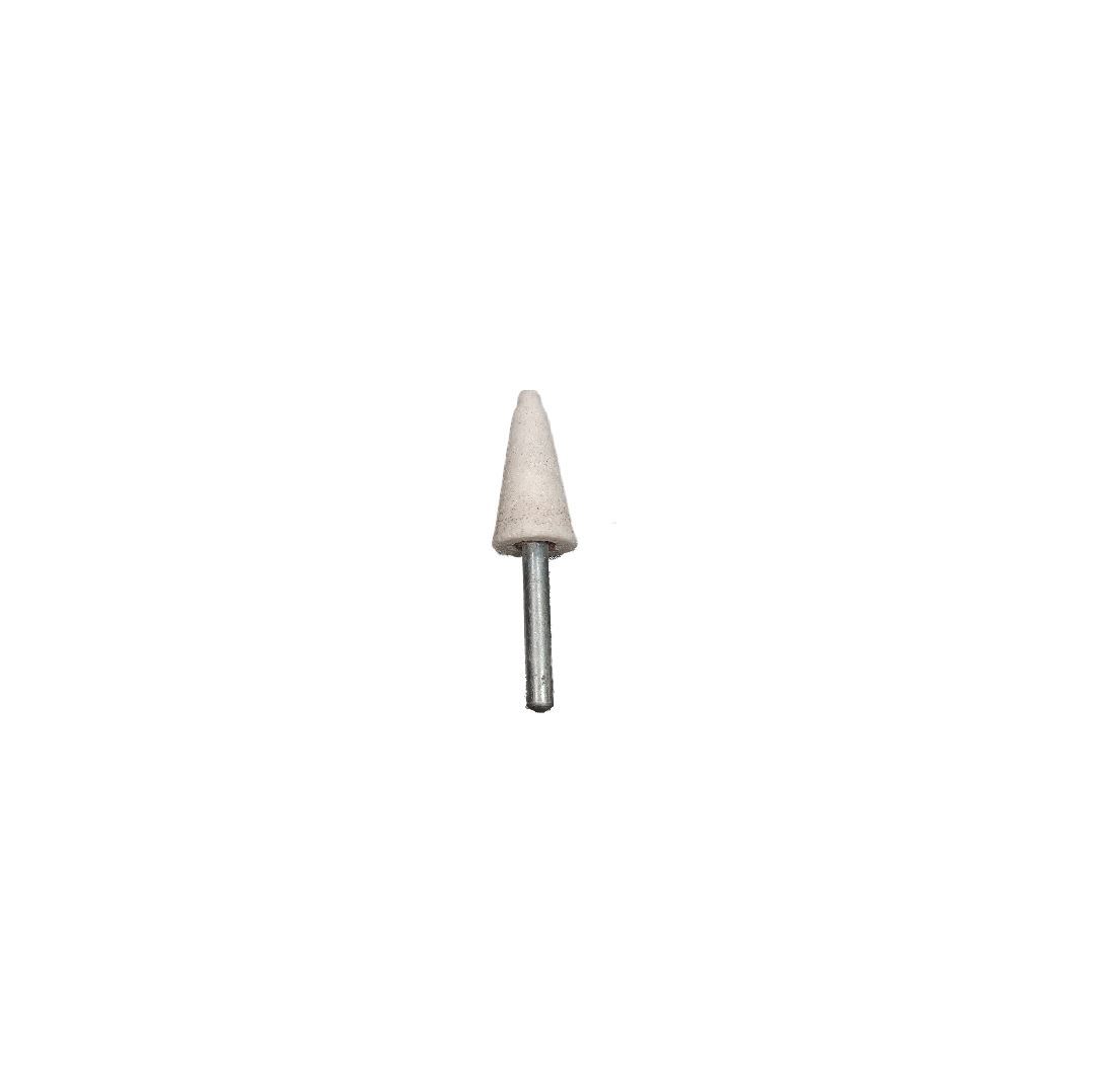 سنگ انگشتی مخروطی 40*20 سفید  (S.A) 1*LX01/8