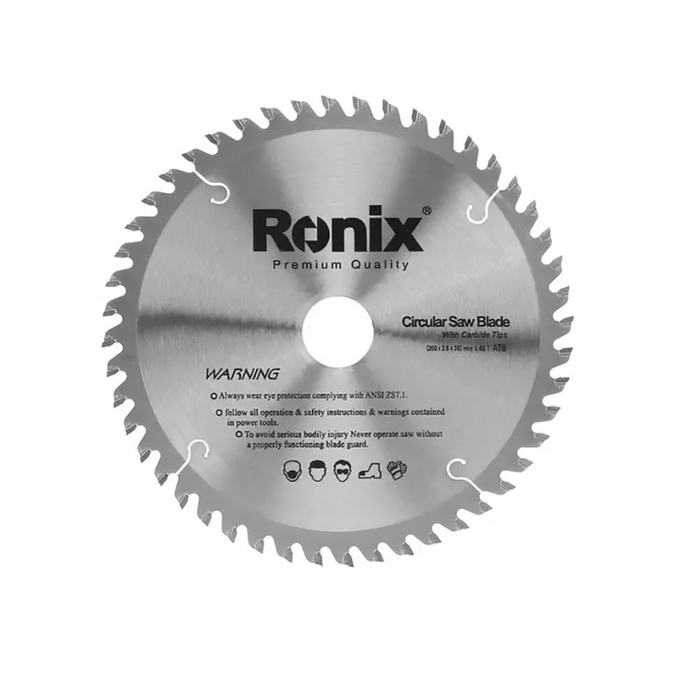 تیغ اره چوب بر 200 میلی متری مدل RH5105 رونیکس RONIX 