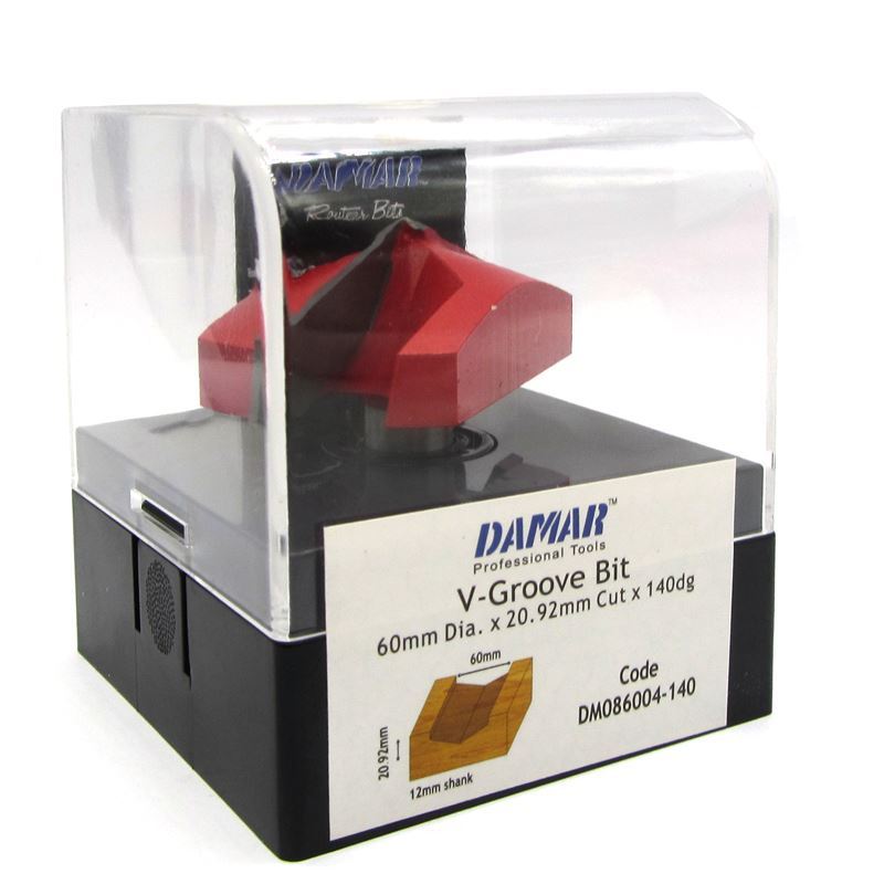 تیغ فرز نجاری (Vشکل) کد DM086004-140 دامار DAMAR 1*N0