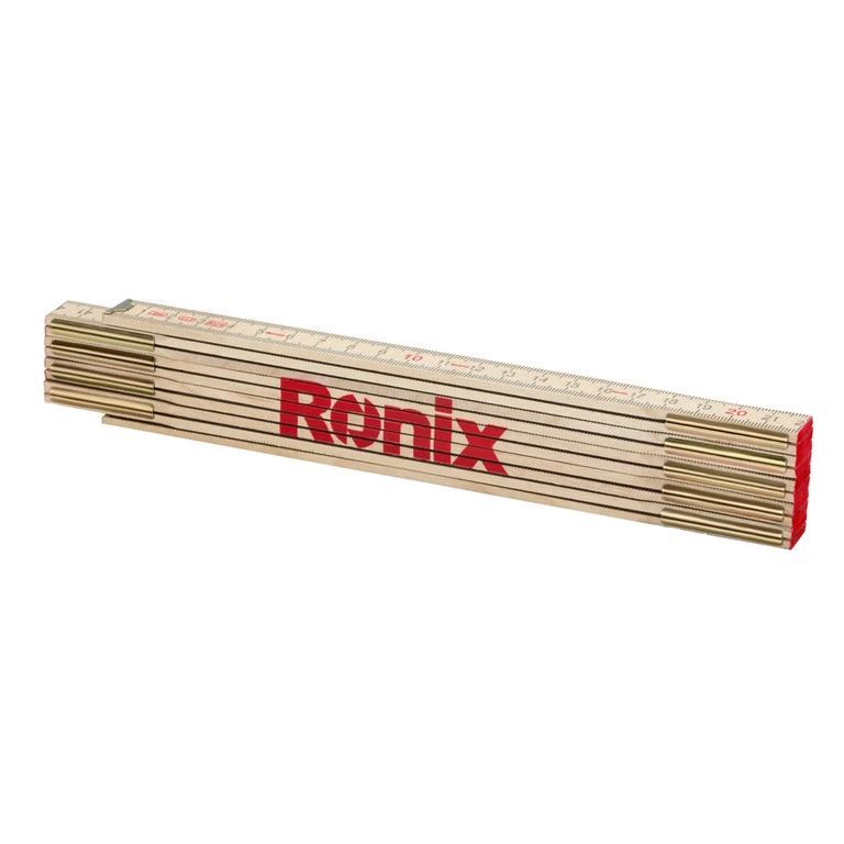 خط کش چوب تاشو 2 متری مدل RH-9715  رونیکس RONIX 1*I12