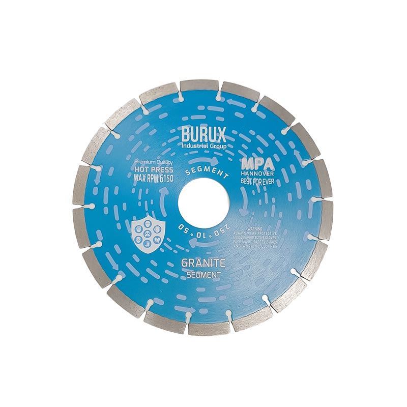 تیغه آبخور 250 گرانیت بر BURUX سوراخ 50 1*LX01/2