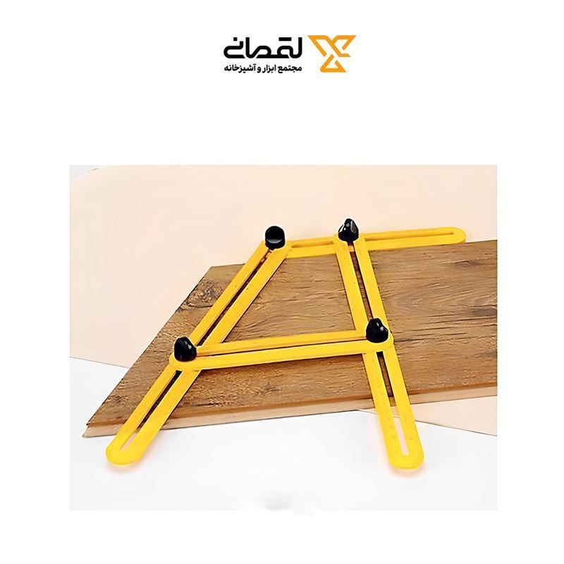 شابلون الگو برداری پلاستیکی زرد گونیومتر 15*25 مدل  1*GH03