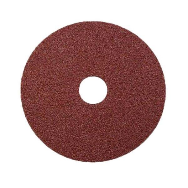 سنباده گرد فیبری آلومینیومی قطر 180 DEERFOS VA113 قرمز 36 1*I23