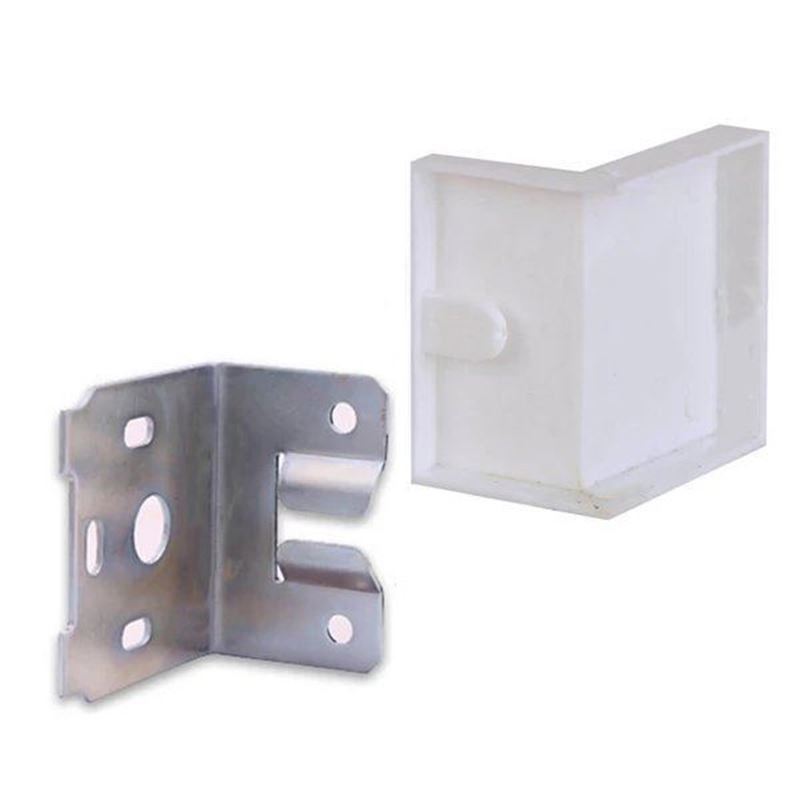 گونیا ام دی اف (MDF) روکشدار سفید ماهر یراق 1*Z04/4 بابونه 8*12