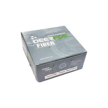 سنباده گرد فیبری آلومینیومی قطر 115 DEERFOS VA113 قرمز 120 پاس PAS 1*I23