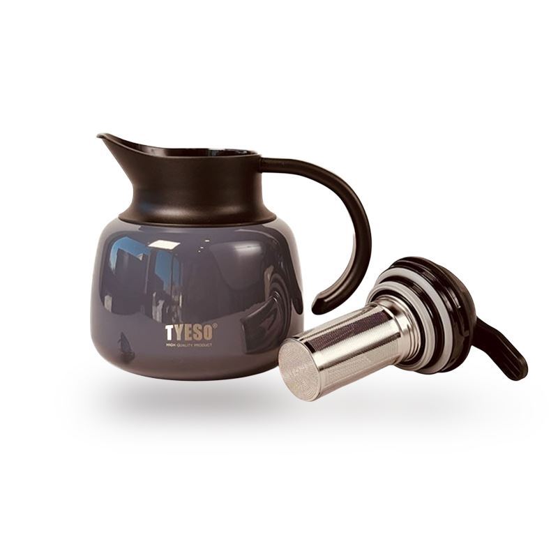 فلاسک داخل استیل کپل طوسی 750 میل TYESO