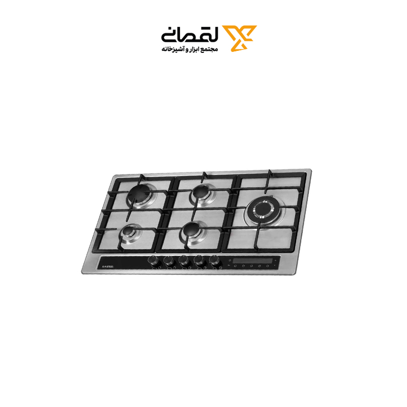 اجاق گاز استیل 5 شعله مدل S513D ایلیا استیل ILIA STEEL 