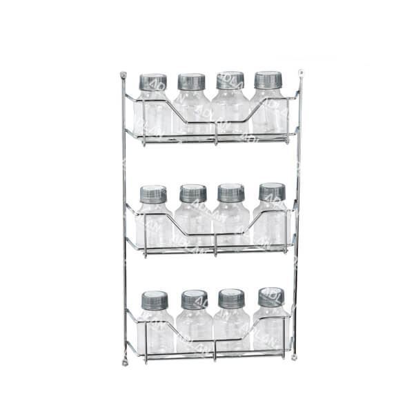 جا ادویه آویز سه طبقه 12 تایی قوطی پلاستیکی  آدلان کد A801 H51*1