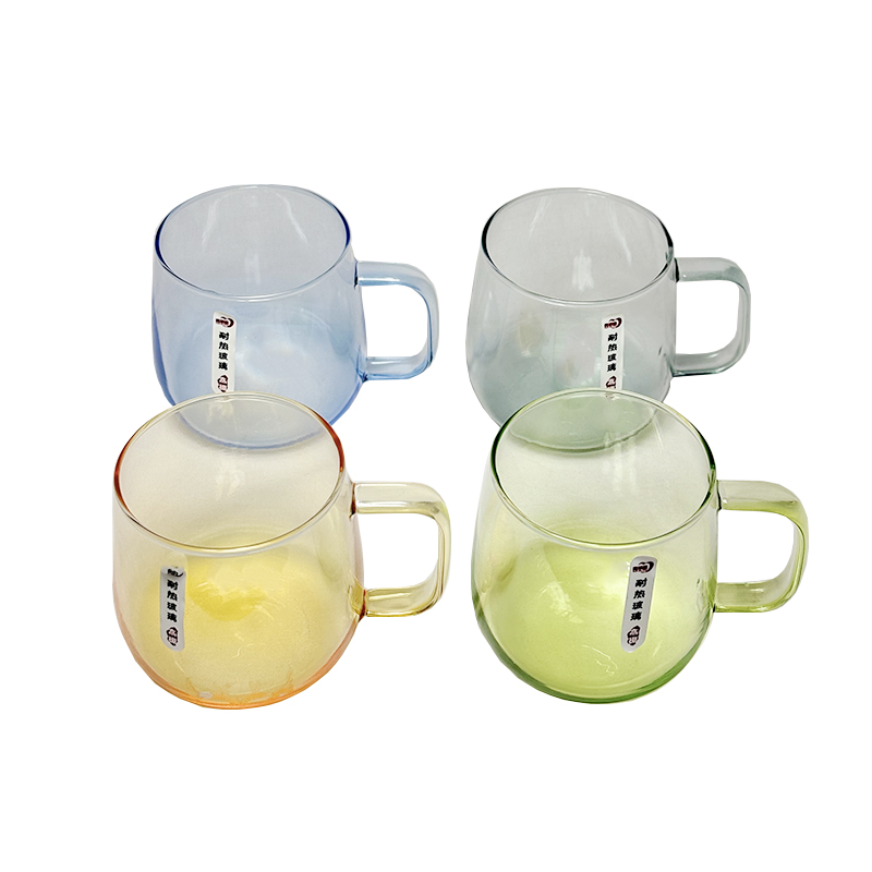 ست 4 عددی لیوان پیرکس سایه رنگی 530 میل DELI 1*GH02/3