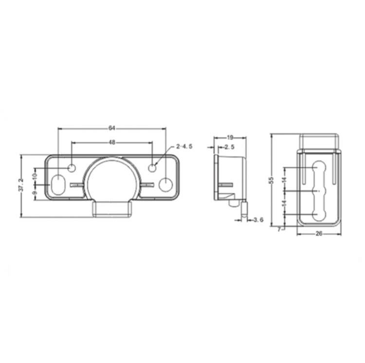 تاپ لاین EM1 تک درب روکار 15 کیلویی فانتونی K021 1*G72