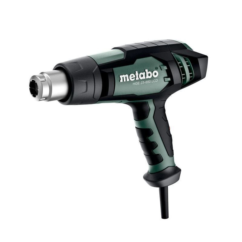 سشوار صنعتی 2300 وات مدل LCD HGE 23-650 متابو METABO (به سفارش امارات) Metabo HGE 23-650 LCD 2300W Industrial Heat Gun (UAE Version)