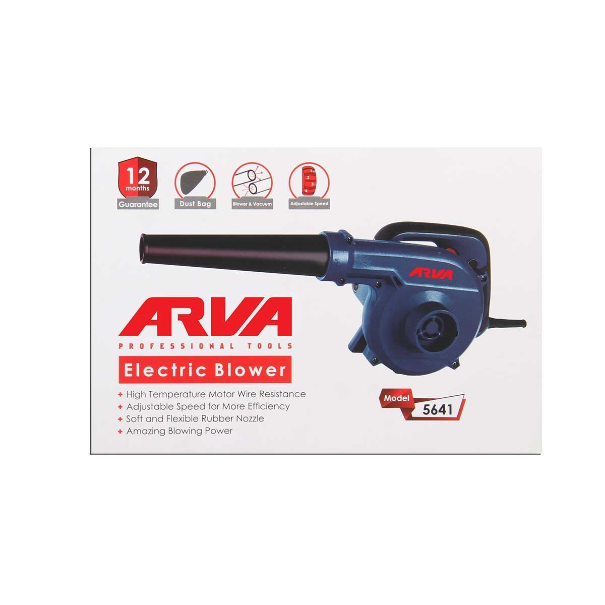 بلوور (دمنده) فوق صنعتی 500 وات دیمردار مدل 5641 آروا ARVA 1*M43